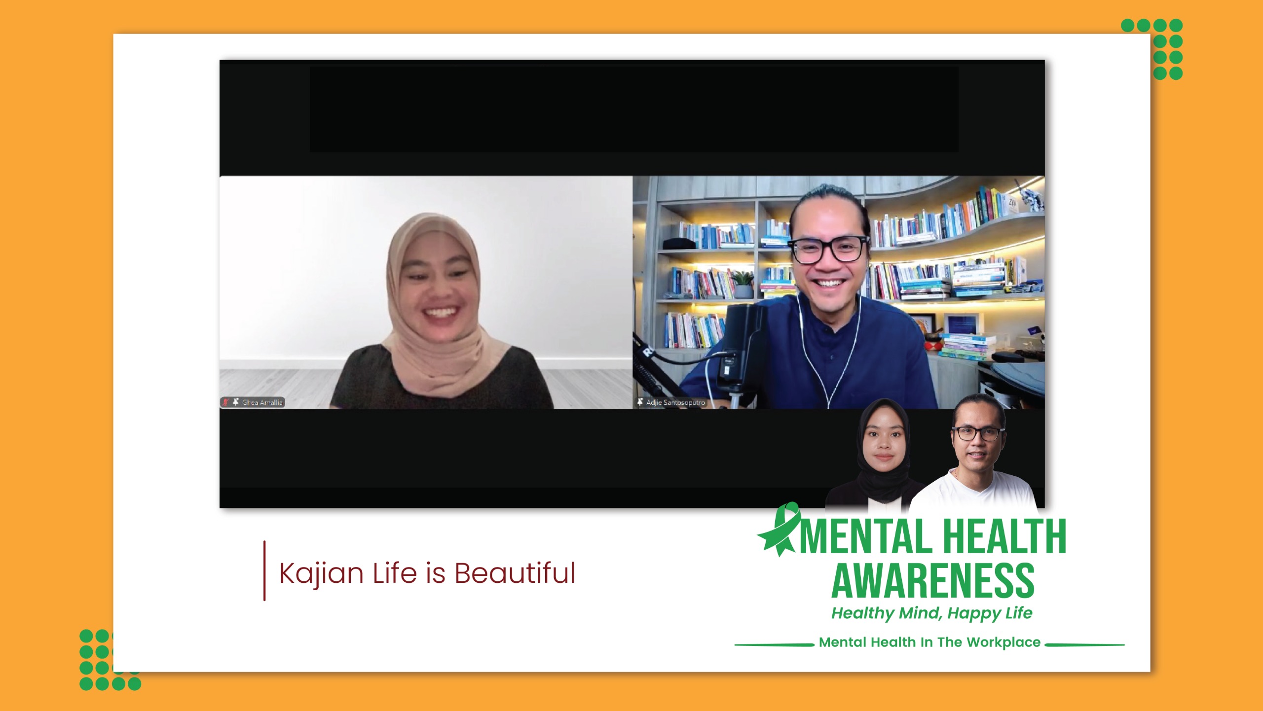 Talk Show Kajian Life is Beautiful: Cara Mengelola Mental Health di Tempat Kerja