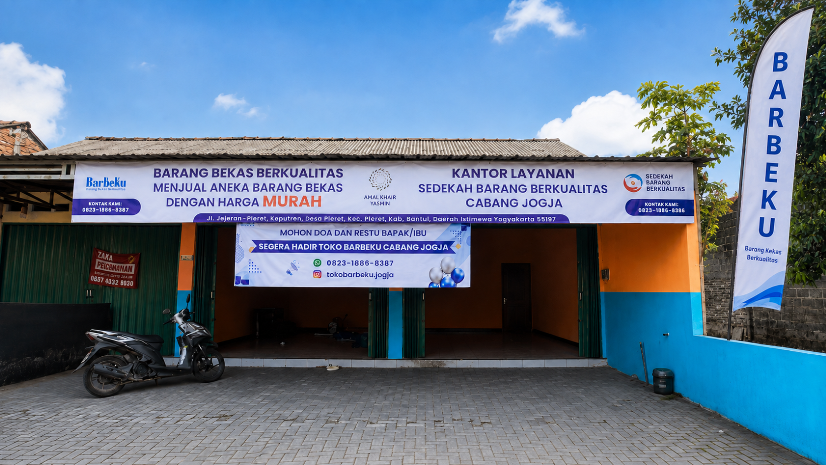 Sedekah Barang Berkualitas Cabang Baru di Yogyakarta